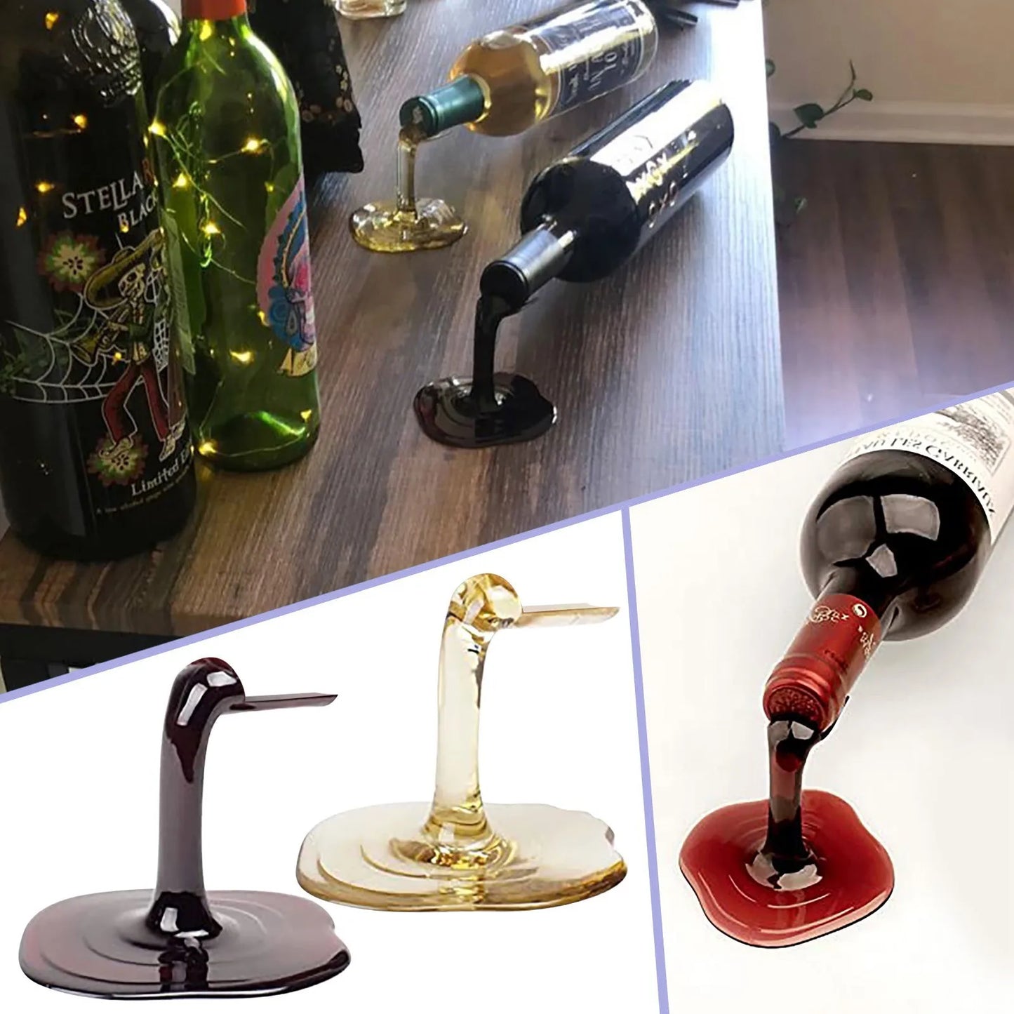 Spilled Wine Bottle Holder